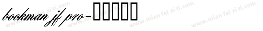 bookman jf pro字体转换
